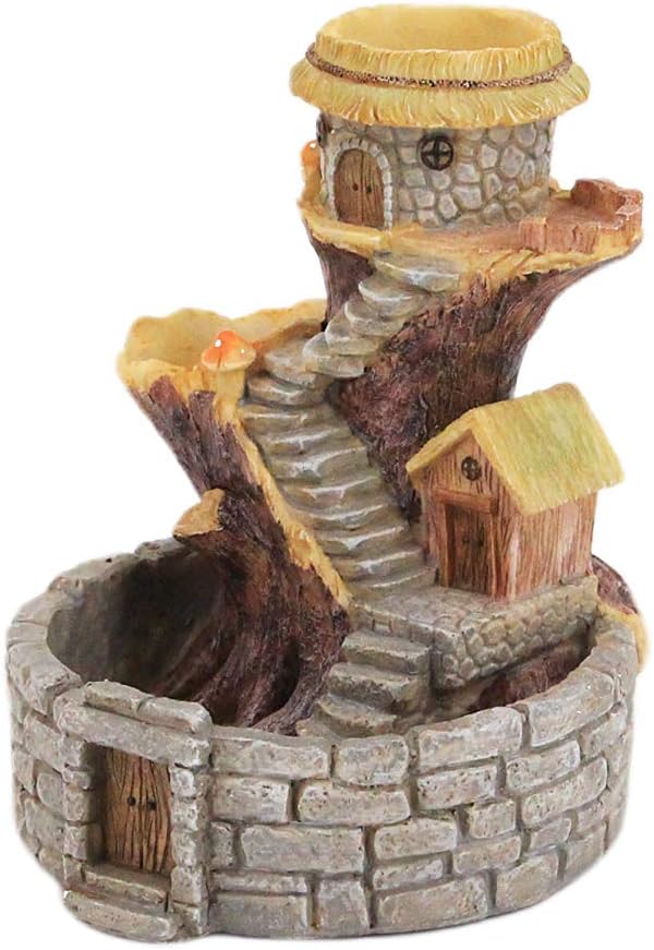 Boutique Huges - Jardinière décorative unique en pierre pour maison de jardin