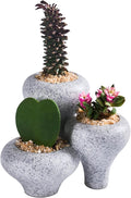 Boutique Huges - Petits pots décoratifs en granit gris