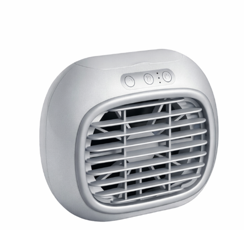 Ventilateur climatiseur portable Huges, mini ventilateur de refroidissement par pulvérisation d'eau